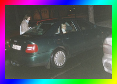 Albena and Rita in the car after Aberbukh's gala